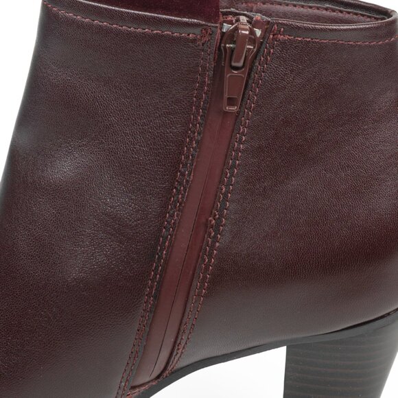 Giani Bernini Bellee Oxblood Water-Resistant Booties 7.5 - Picture 12 of 14